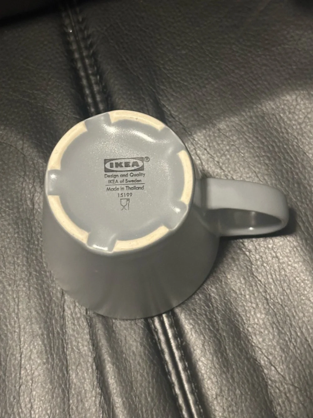 Blue Gray Ceramic Coffee Mug - IKEA Dinera 15199